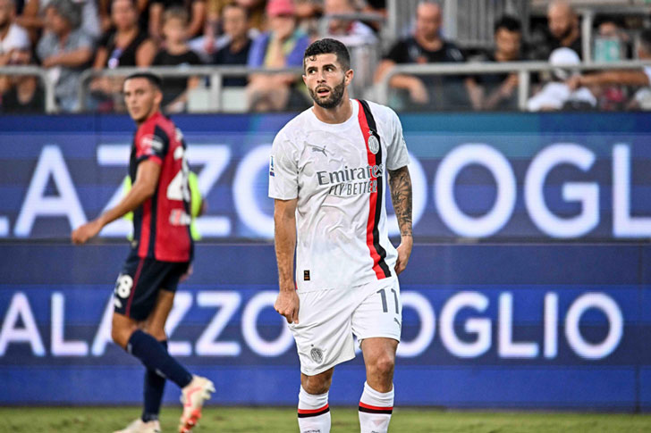 Christian Pulisic of AC Milan